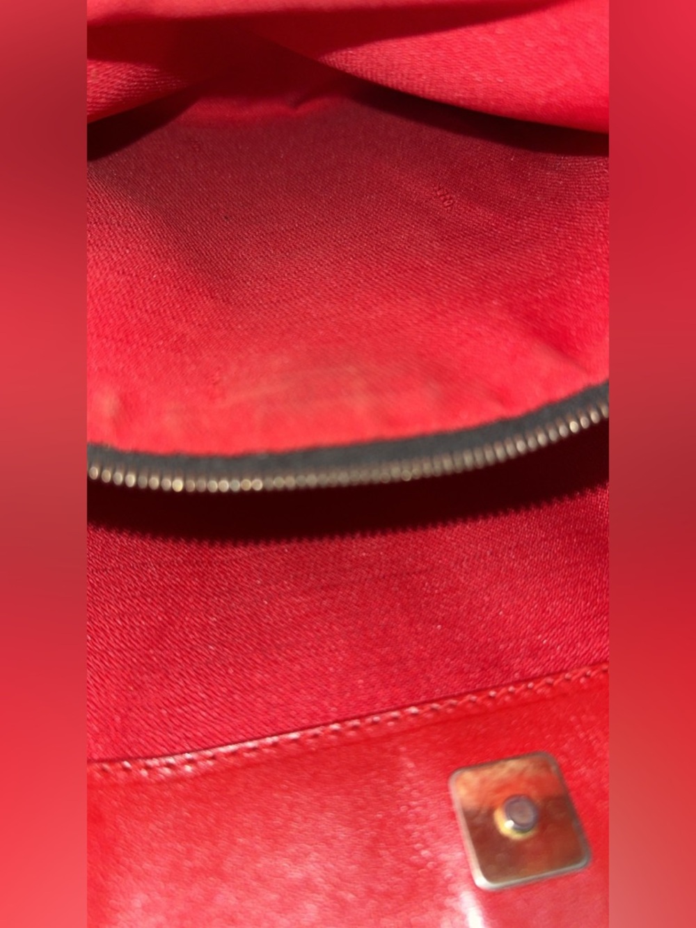 Fendi Leopard Print Tote Bag with Red Handles - Picture 6 of 14